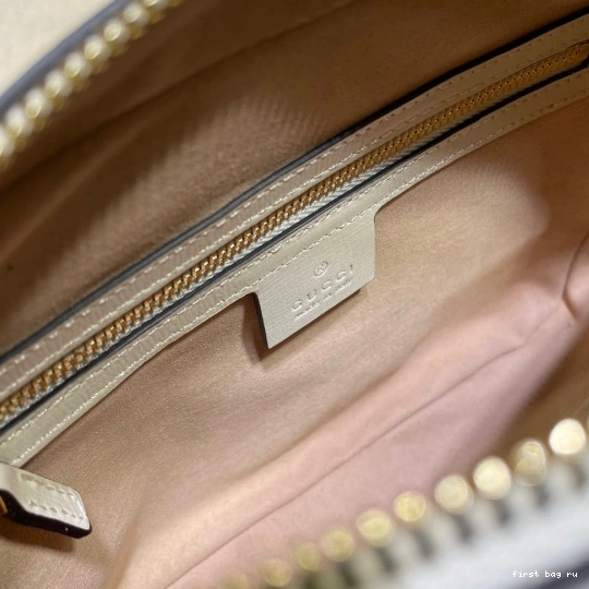 First bag ru bag 1955 shoulder Horsebit small GUCCI 0719